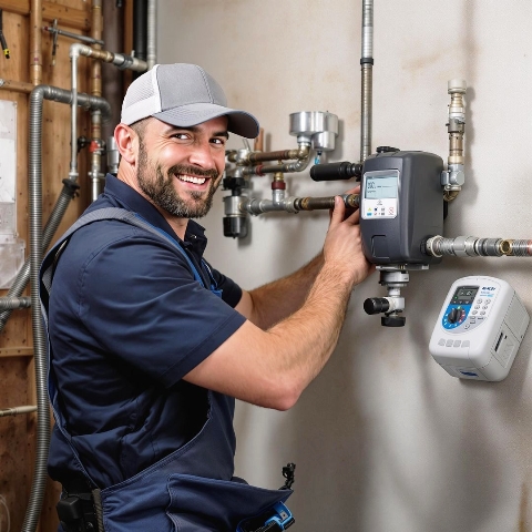 Image of a happy water softener expertise